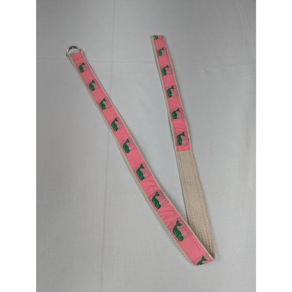 Bean Belts Other - Bean Belts Kids Size L (6-8) Pink With Green Whales